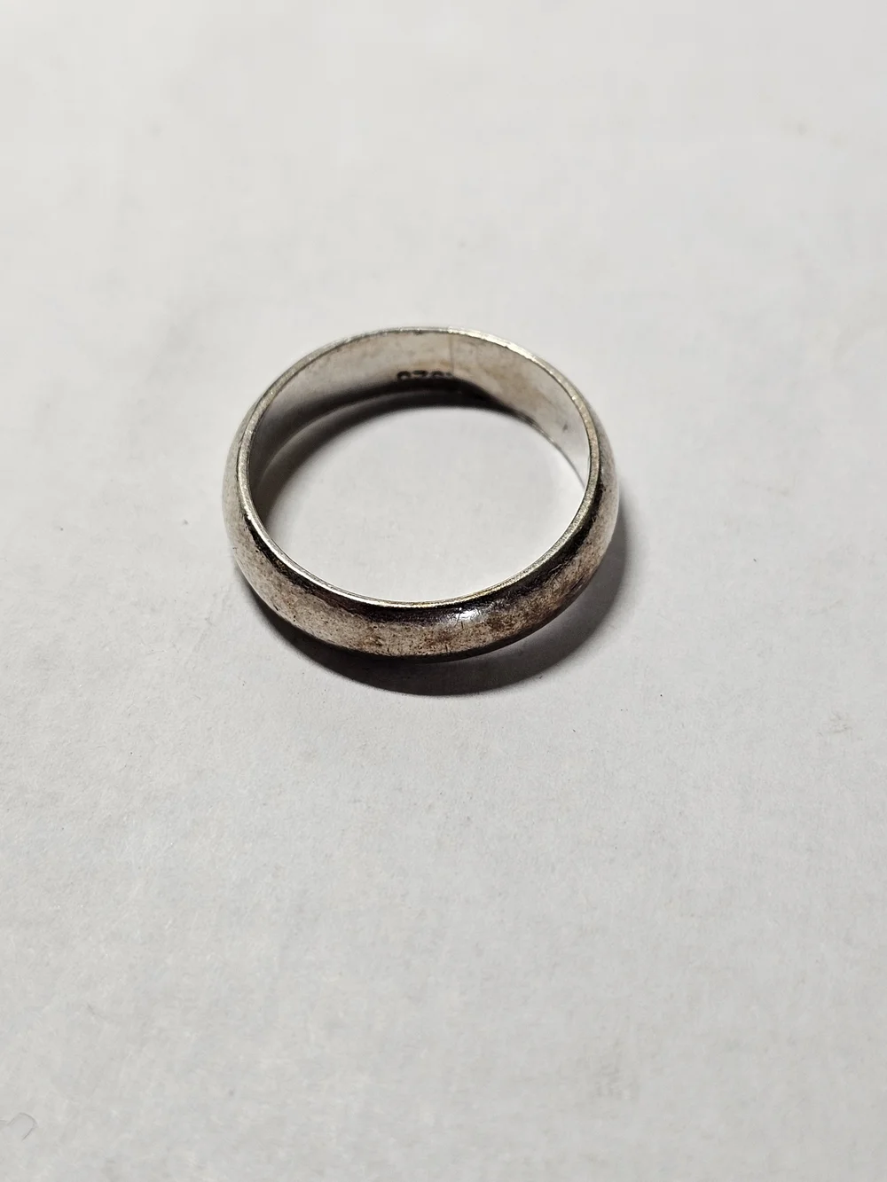 Classic Sterling Silver 925 Men's Band Ring - Size 9¼